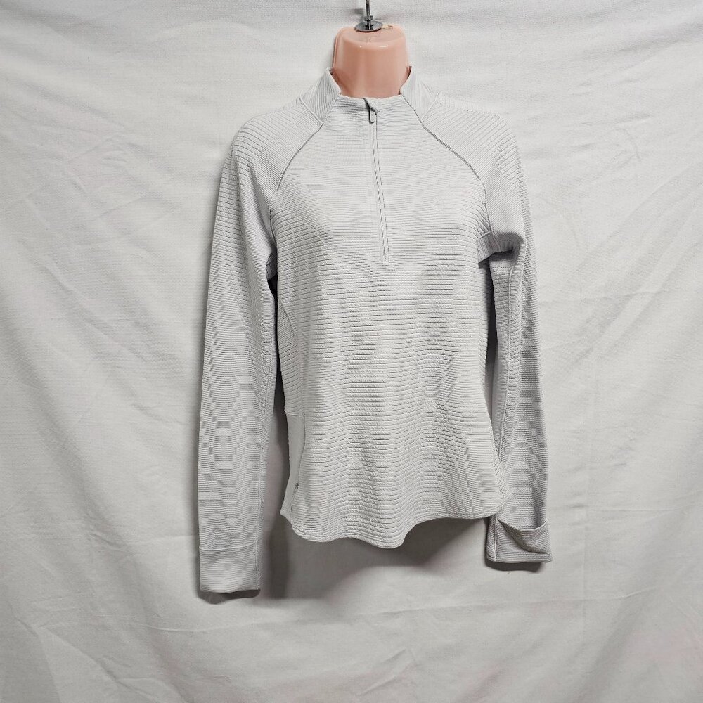 Lululemon Ventilate Jacket Women Size 8 Gray Perforated